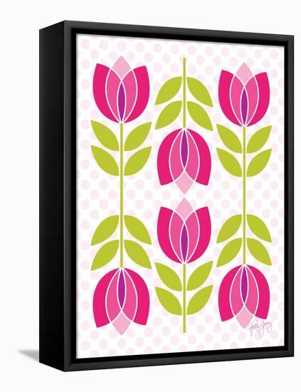 Mod Tulips II-Patty Young-Framed Stretched Canvas