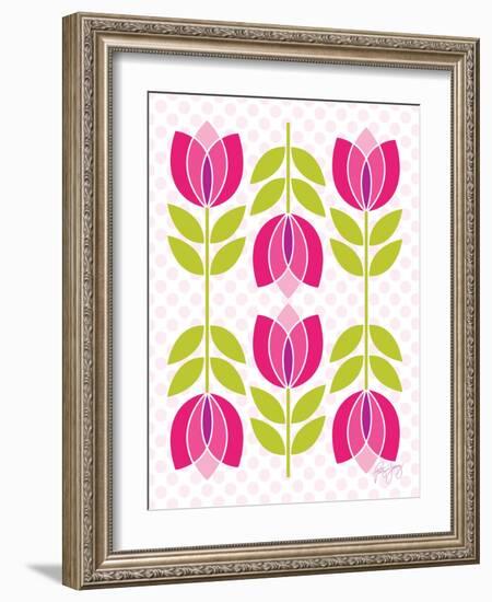 Mod Tulips II-Patty Young-Framed Art Print