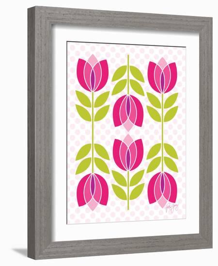 Mod Tulips II-Patty Young-Framed Art Print