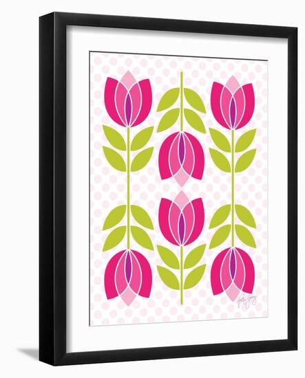 Mod Tulips II-Patty Young-Framed Art Print