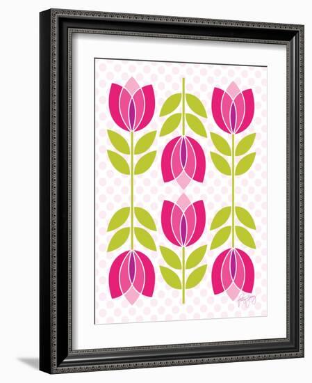 Mod Tulips II-Patty Young-Framed Art Print