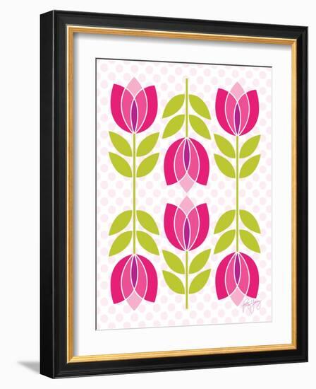 Mod Tulips II-Patty Young-Framed Art Print