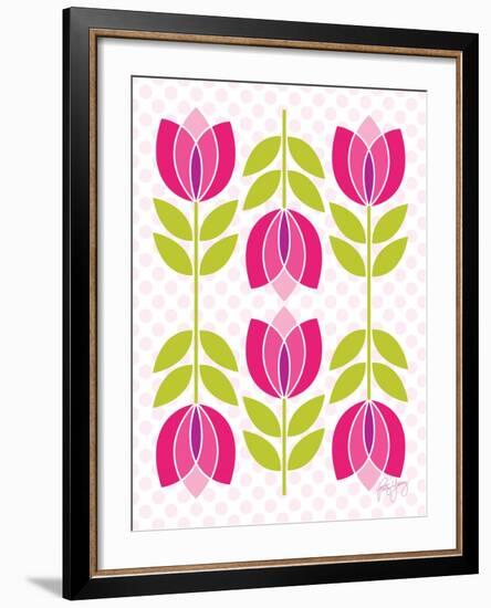 Mod Tulips II-Patty Young-Framed Art Print