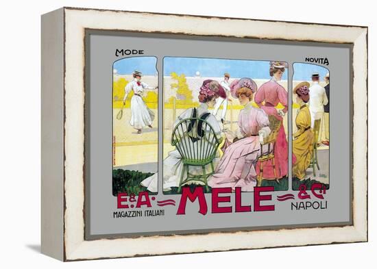 Mode Novita, E. A. Mele-Leopoldo Metlicovitz-Framed Stretched Canvas