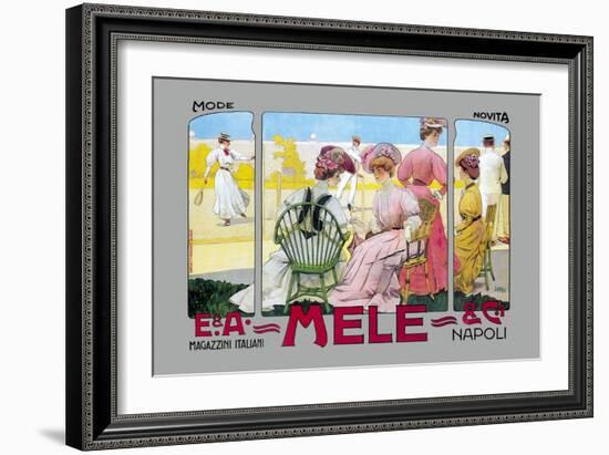 Mode Novita, E. A. Mele-Leopoldo Metlicovitz-Framed Art Print