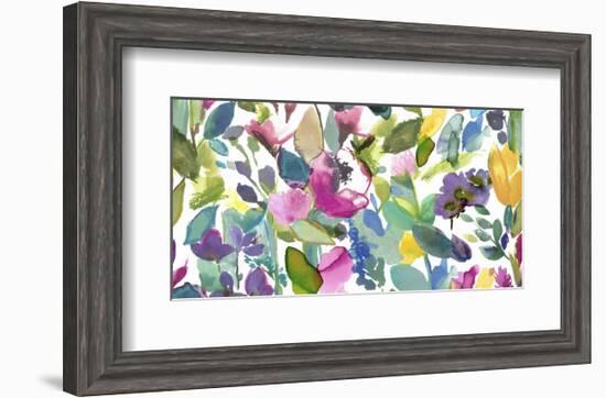 Mode-Bluebellgray-Framed Art Print