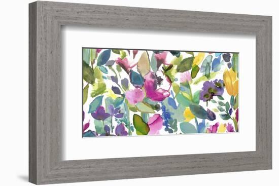 Mode-Bluebellgray-Framed Art Print