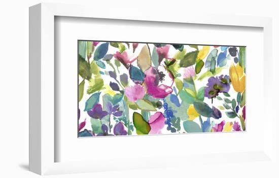 Mode-Bluebellgray-Framed Art Print