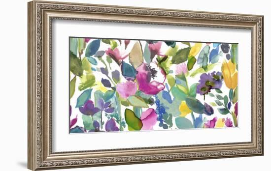 Mode-Bluebellgray-Framed Art Print