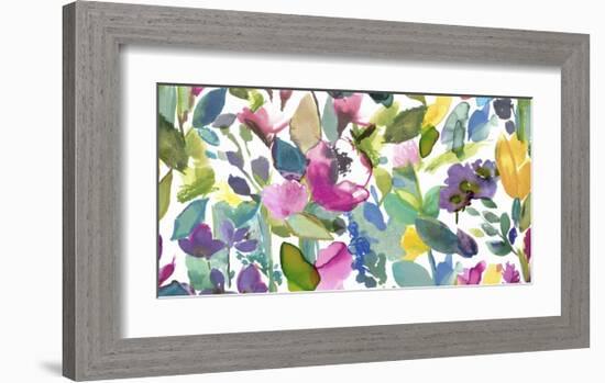 Mode-Bluebellgray-Framed Art Print