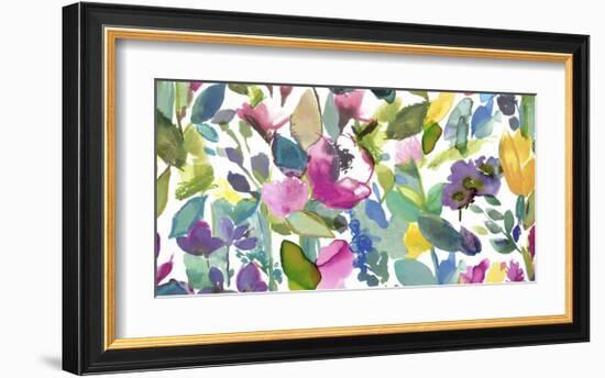 Mode-Bluebellgray-Framed Art Print