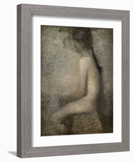 Model, 1886-Vilhelm Hammershoi-Framed Giclee Print