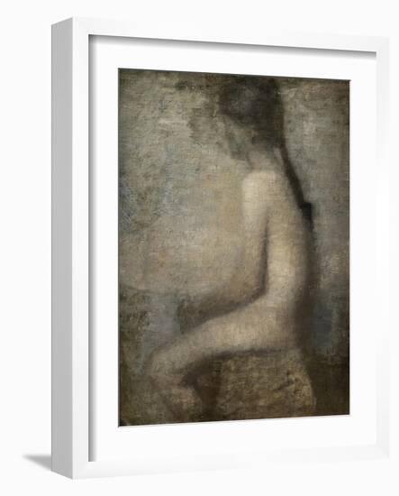 Model, 1886-Vilhelm Hammershoi-Framed Giclee Print