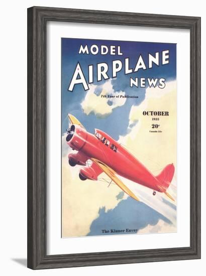 Model Airplane News Magazine Cover-null-Framed Art Print