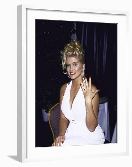 Model Anna Nicole Smith-null-Framed Premium Photographic Print