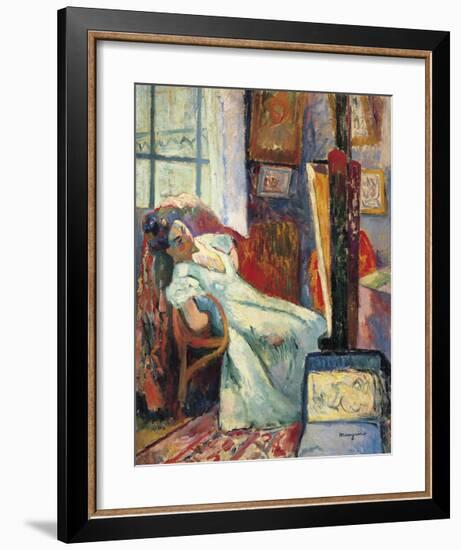 Model at Rest-Henri Manguin-Framed Premium Giclee Print