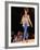 Model Cindy Crawford on Fashion Show Runway-null-Framed Premium Photographic Print