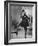 Model Danielle Sauvajeon in Paris Fashion Show 1968-Bill Ray-Framed Photographic Print