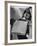 Model Displaying a Printed Leather Handbag-Gordon Parks-Framed Photographic Print