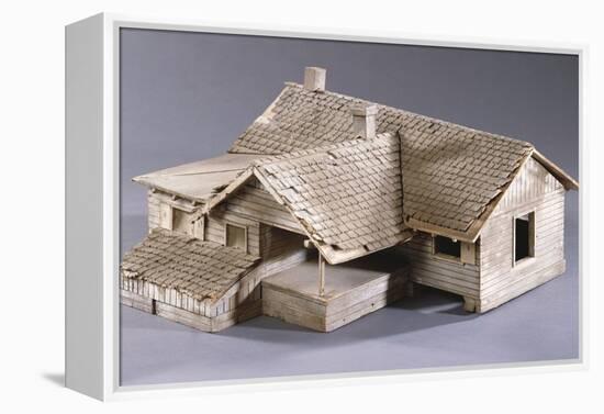 Model for Dorothy's Farmhouse in Kansas for the Film 'The Wizard of Oz', 1939-null-Framed Premier Image Canvas