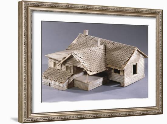 Model for Dorothy's Farmhouse in Kansas for the Film 'The Wizard of Oz', 1939-null-Framed Giclee Print