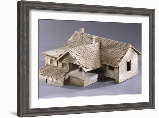 Model for Dorothy's Farmhouse in Kansas for the Film 'The Wizard of Oz', 1939-null-Framed Giclee Print