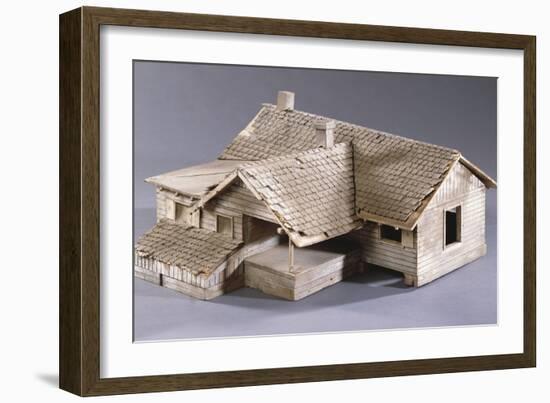 Model for Dorothy's Farmhouse in Kansas for the Film 'The Wizard of Oz', 1939-null-Framed Giclee Print