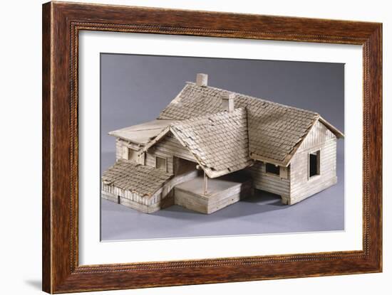 Model for Dorothy's Farmhouse in Kansas for the Film 'The Wizard of Oz', 1939-null-Framed Giclee Print