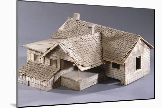 Model for Dorothy's Farmhouse in Kansas for the Film 'The Wizard of Oz', 1939-null-Mounted Giclee Print