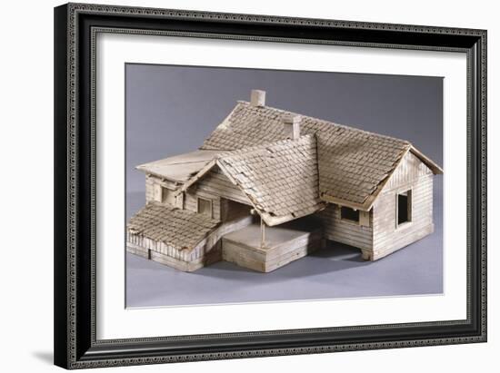 Model for Dorothy's Farmhouse in Kansas for the Film 'The Wizard of Oz', 1939-null-Framed Giclee Print