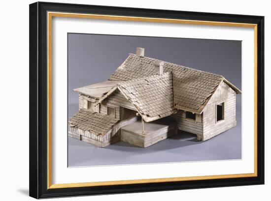 Model for Dorothy's Farmhouse in Kansas for the Film 'The Wizard of Oz', 1939-null-Framed Giclee Print