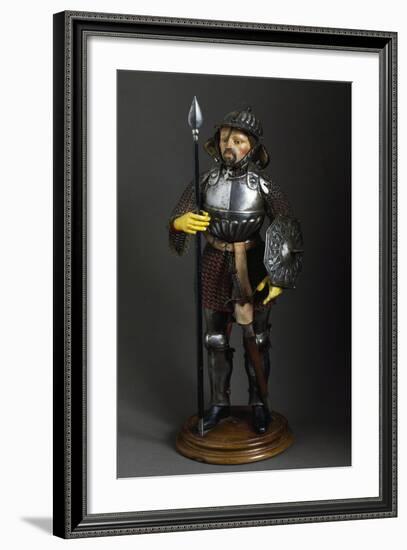 Model for Knight's Full Armor, England-null-Framed Giclee Print