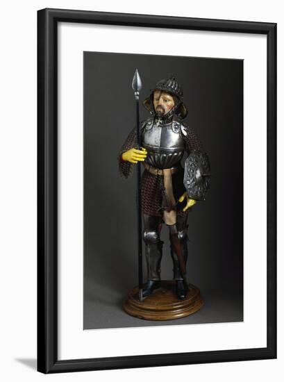 Model for Knight's Full Armor, England-null-Framed Giclee Print