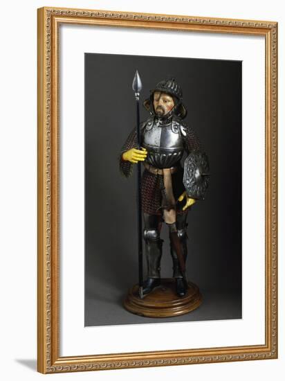 Model for Knight's Full Armor, England-null-Framed Giclee Print