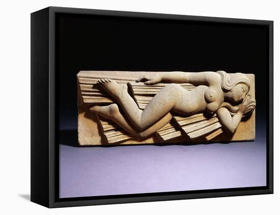 Model for Sculpture: the South Wind, 1929-Eric Gill-Framed Premier Image Canvas