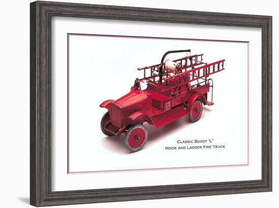 Model Hook and Ladder-null-Framed Art Print