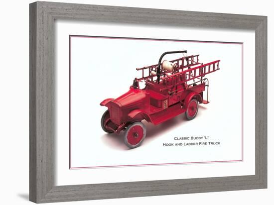 Model Hook and Ladder-null-Framed Art Print