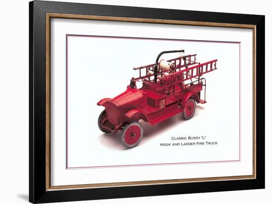 Model Hook and Ladder-null-Framed Art Print