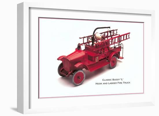 Model Hook and Ladder-null-Framed Art Print