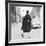 Model in Coat, France, 1950-The Chelsea Collection-Framed Art Print