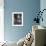 Model in Ostrich Feather Trimmed Gown Pausing to Regard Herself in Grand Mirror of Molyneux Atelier-Alfred Eisenstaedt-Framed Photographic Print displayed on a wall