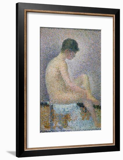 Model in Profile, 1886-Georges Seurat-Framed Giclee Print