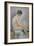 Model in Profile, 1886-Georges Seurat-Framed Giclee Print