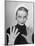 Model Martha Boss, Modeling Mismatched Gloves-Nina Leen-Mounted Photographic Print