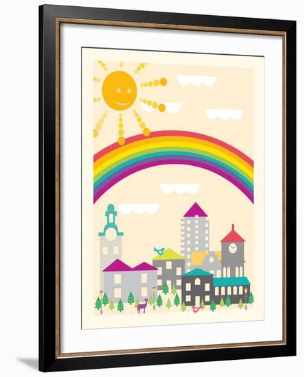 Model Mountains II-Sasha Blake-Framed Giclee Print