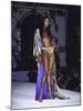 Model Naomi Campbell on Fashion Runway-Dave Allocca-Mounted Premium Photographic Print