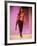 Model Naomi Campbell on Fashion Show Runway-null-Framed Premium Photographic Print