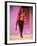 Model Naomi Campbell on Fashion Show Runway-null-Framed Premium Photographic Print