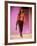 Model Naomi Campbell on Fashion Show Runway-null-Framed Premium Photographic Print