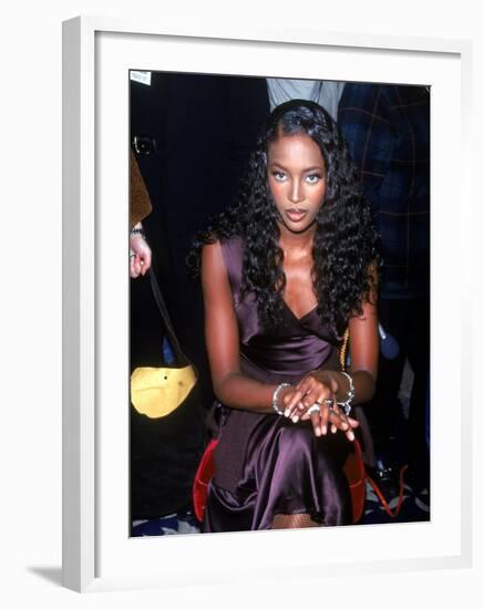 Model Naomi Campbell-Dave Allocca-Framed Premium Photographic Print